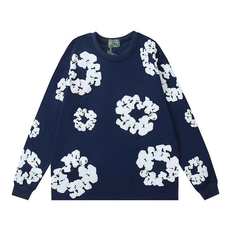 Denim T3ars Long Sleeve Cotton Wreath T-shirt
