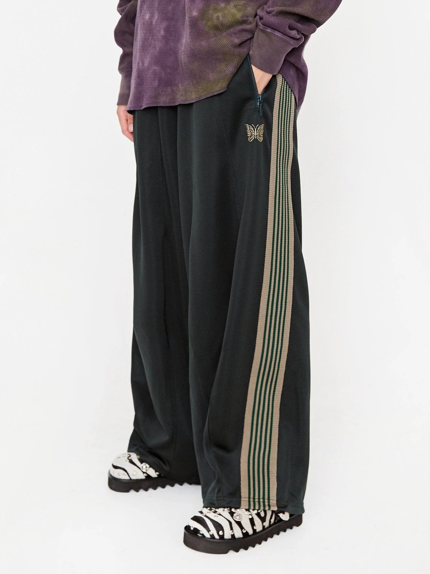 Uniqlo x Needles Fleece Wide Pants