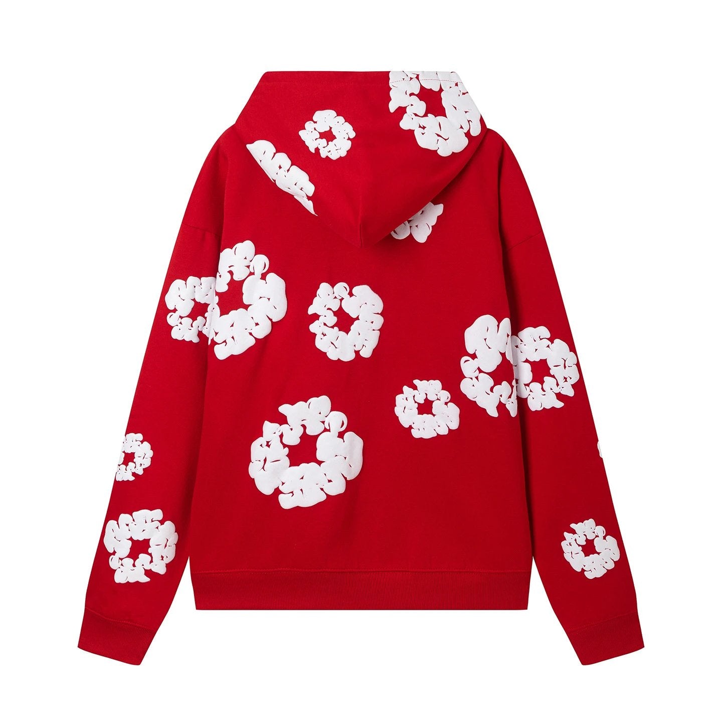 Denim T3ars Cotton Wreath Zip Hoodie