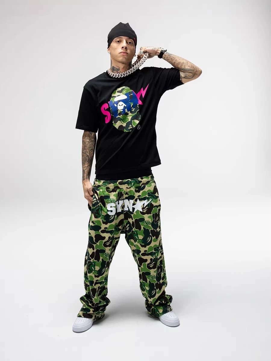 Bappe x Syna W0rld Camo Sweatpants