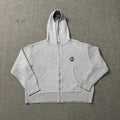 Br0ken Planet Knit zip up