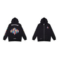 Chr0me Hearts Cemetery Cross Multi-Color Hoodie