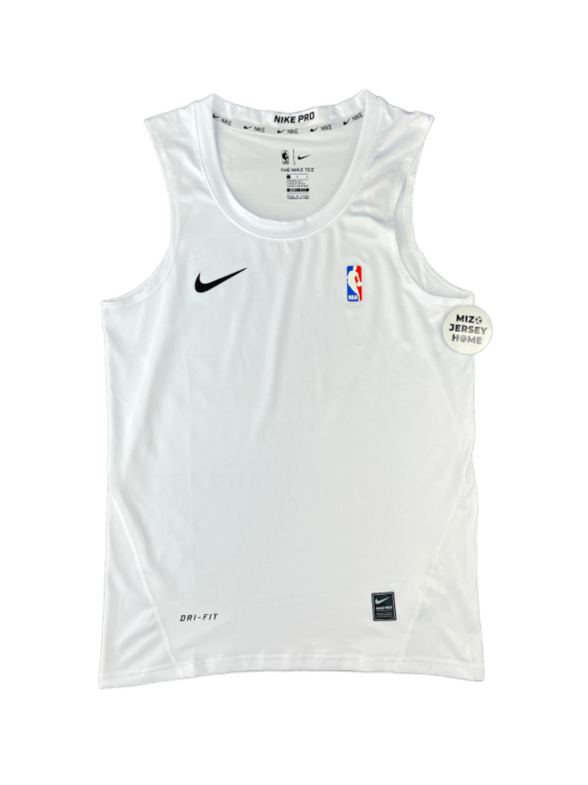Nikee NBA Gym White Tank Top