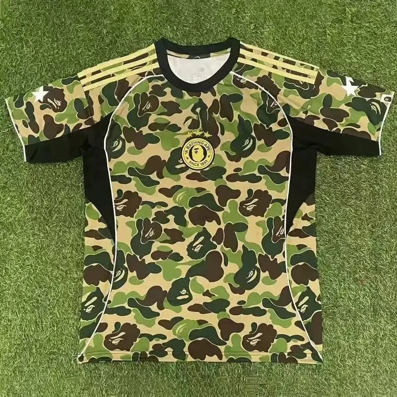 Bappe x Adidos Camo Football Jersey