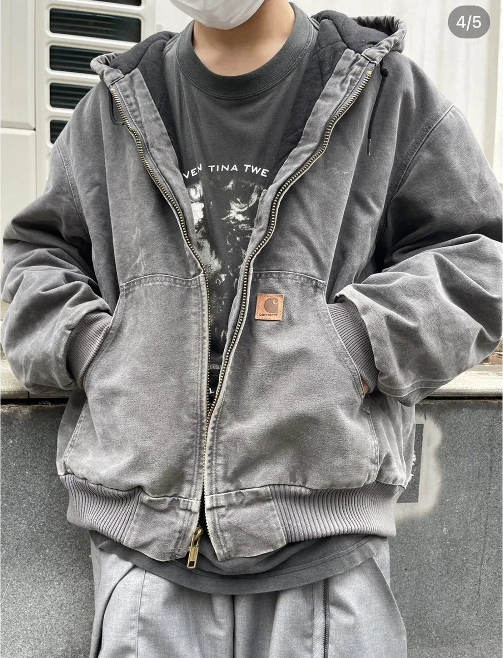 Carhart vintage zip denim jacket