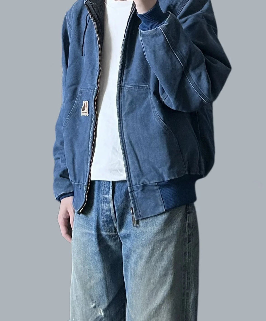 Carhart vintage zip denim jacket
