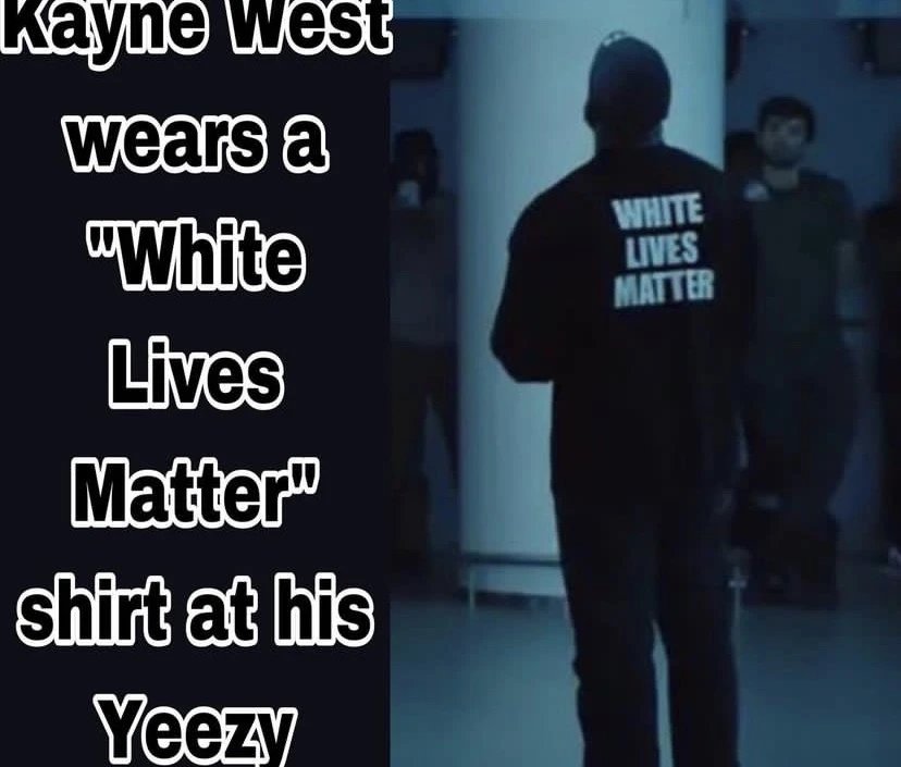 White Lives Matter Kanye tee