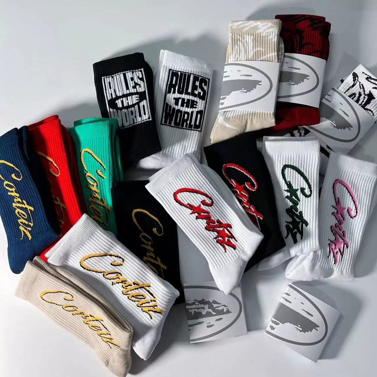 Cortiez  Rules The World Socks
