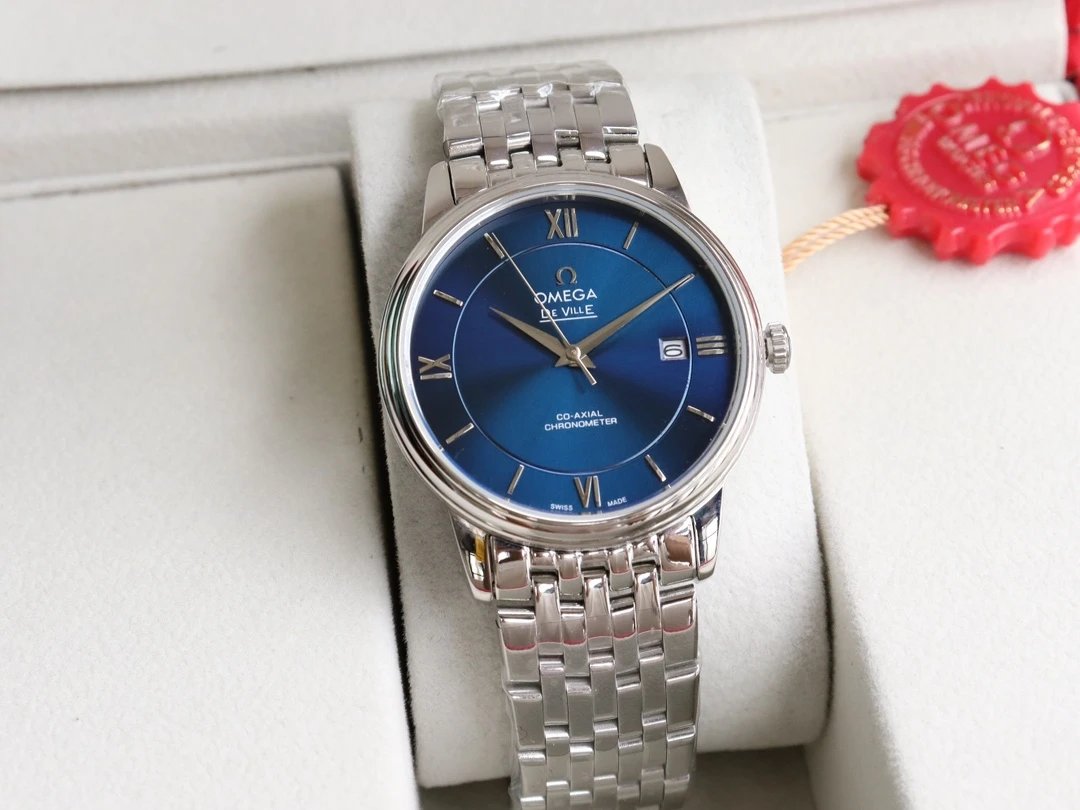 Omega Watch De Ville Silver Gold