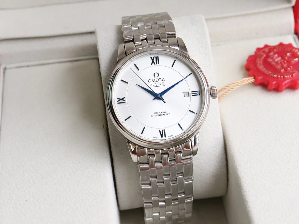 Omega Watch De Ville White