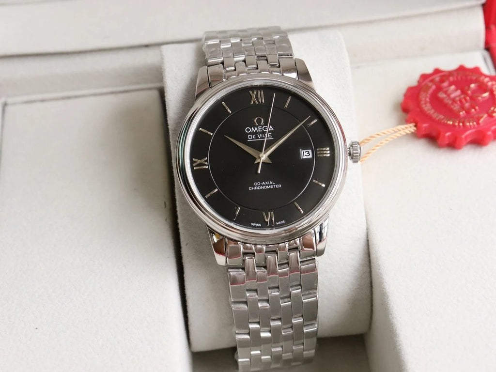 Omega Watch De Ville Silver Gold