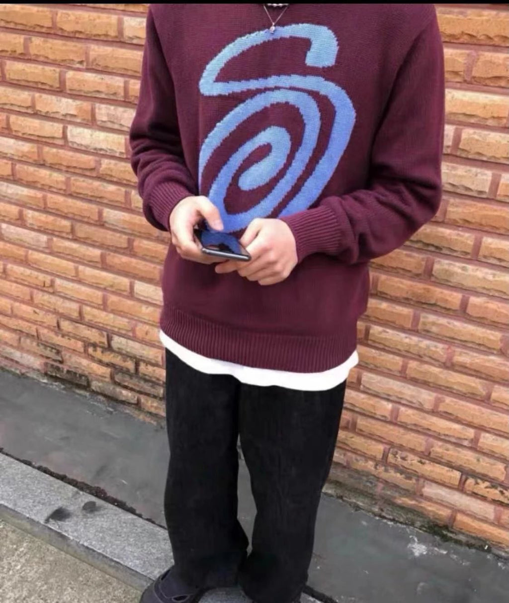 St*ssy black Sweater