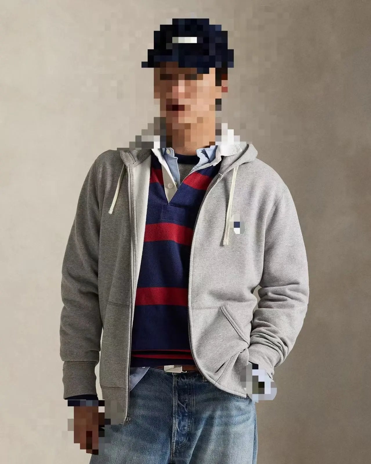 Ralf Lauren zip up hoodie