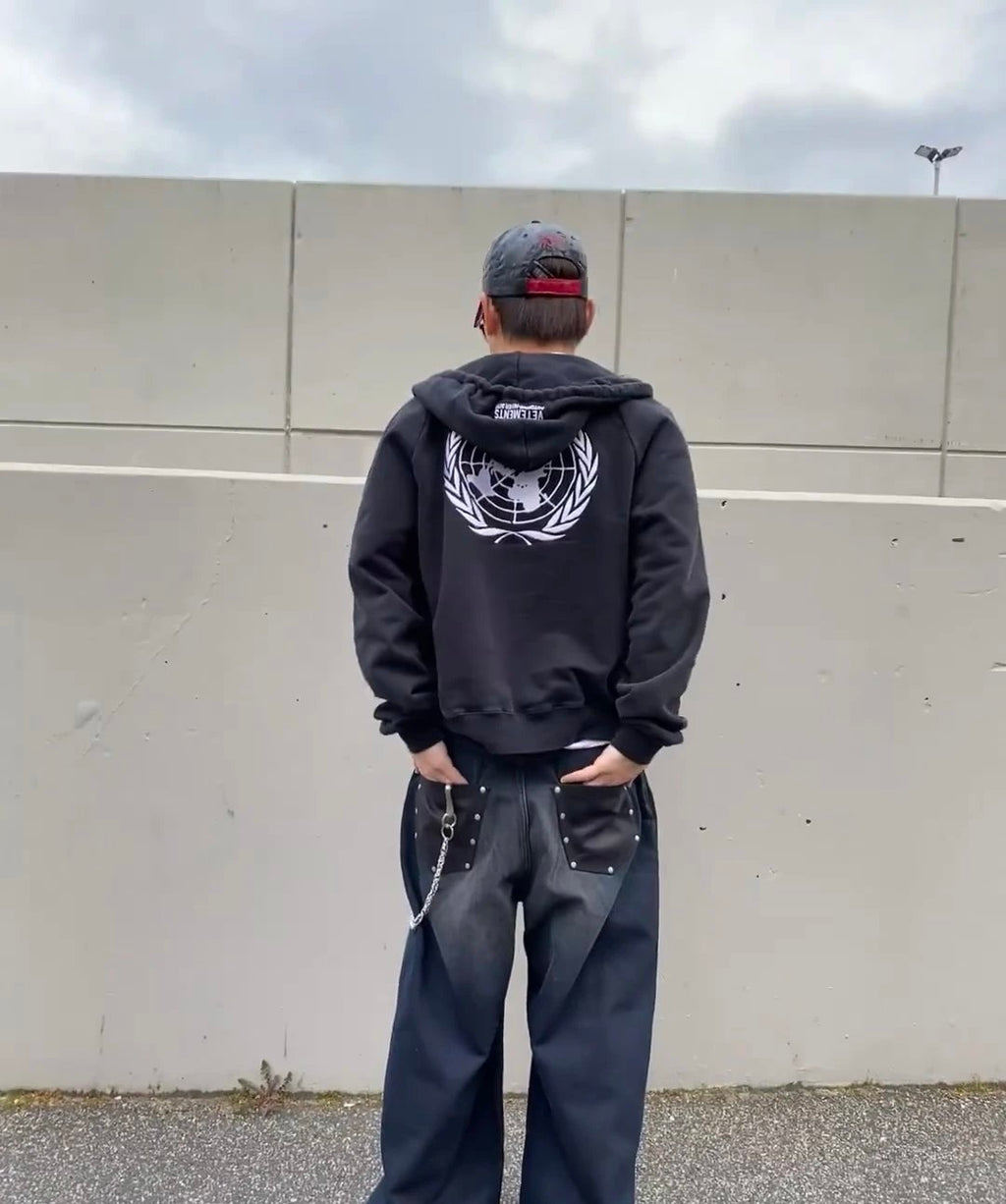 Vetement* United Nations Embroidery Hoodie
