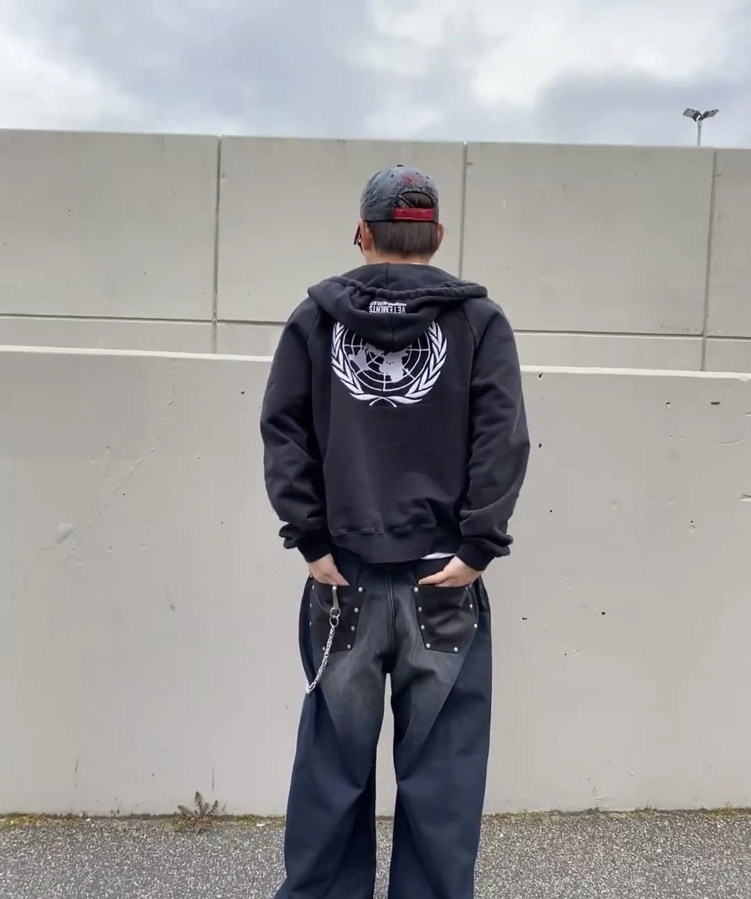 Vetement* United Nations Embroidery Hoodie
