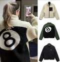 St*ssy 8-Ball Fur Jacket