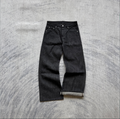 Matte Solid Black Denim