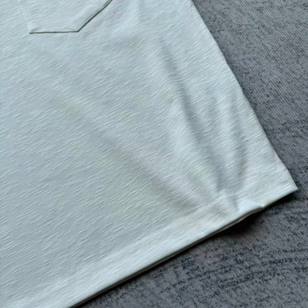 Fyredwrld Lightweight Breathable Bamboo Texture Comfort Short Sleeve T-shirt