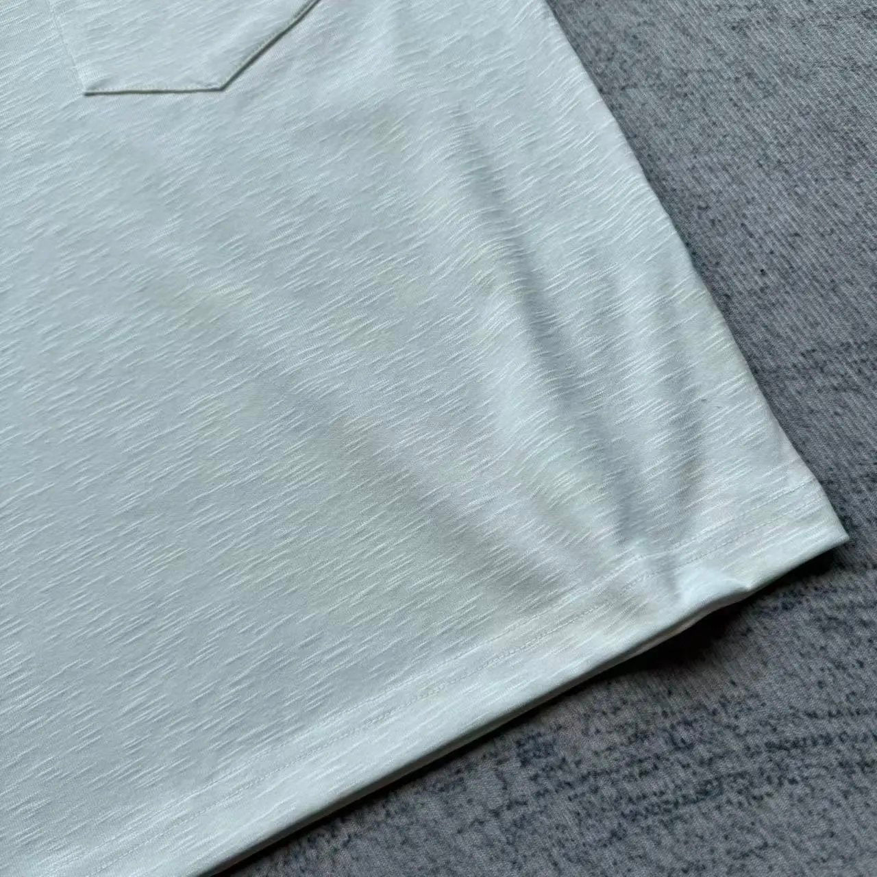 Fyredwrld Lightweight Breathable Bamboo Texture Comfort Short Sleeve T-shirt