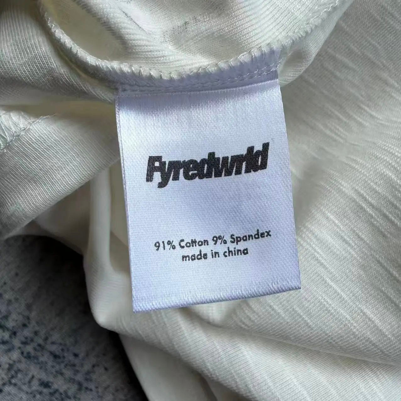 Fyredwrld Lightweight Breathable Bamboo Texture Comfort Short Sleeve T-shirt