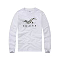 AF Seagull Brand Men Crew Neck Cotton Patch Slim Long Sleeve Tee On Sale