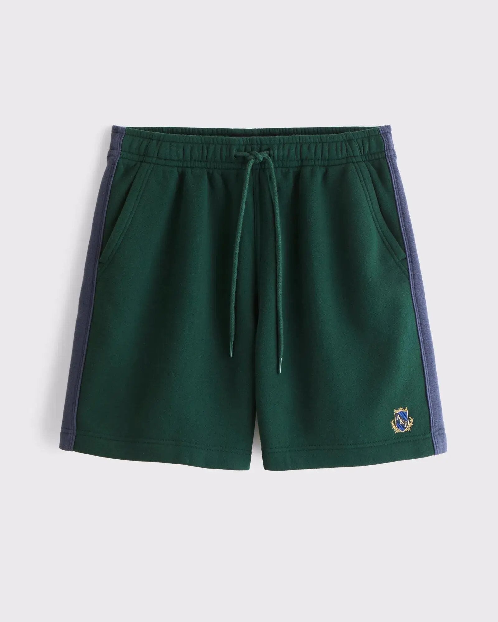 In Stock AF Men Fleece Drawstring Elastic Waist Casual Sweat Shorts