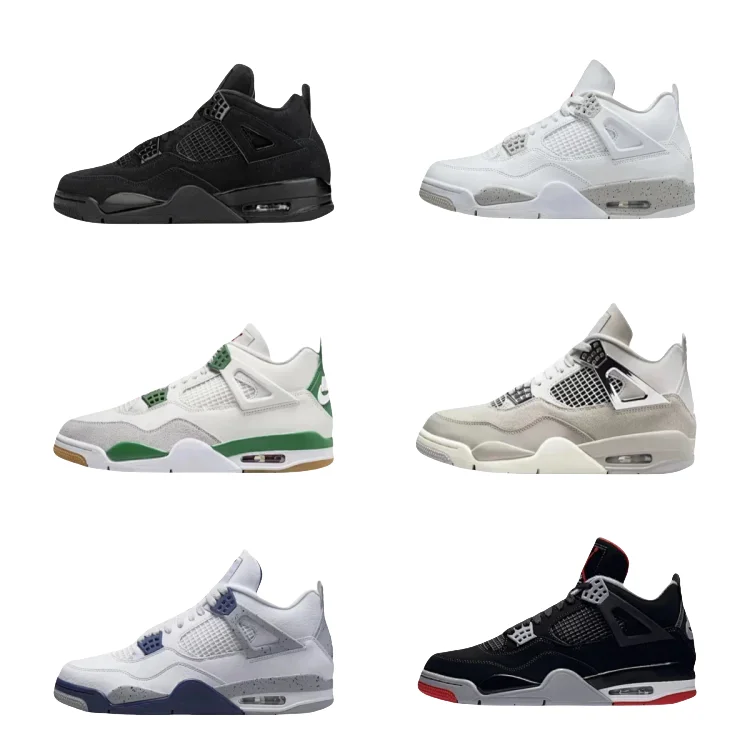 Air J0rdan 4 Millitary Black