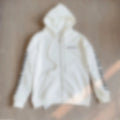 Chr0me Hearts White Zip Up Hoodie