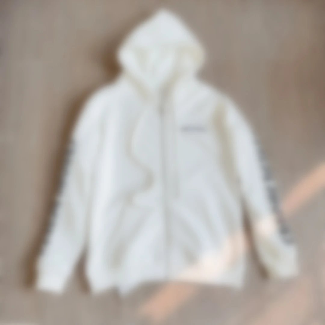 Chr0me Hearts White Zip Up Hoodie