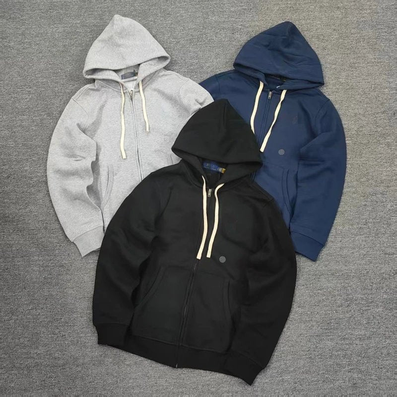 Ralf Lauren zip up hoodie
