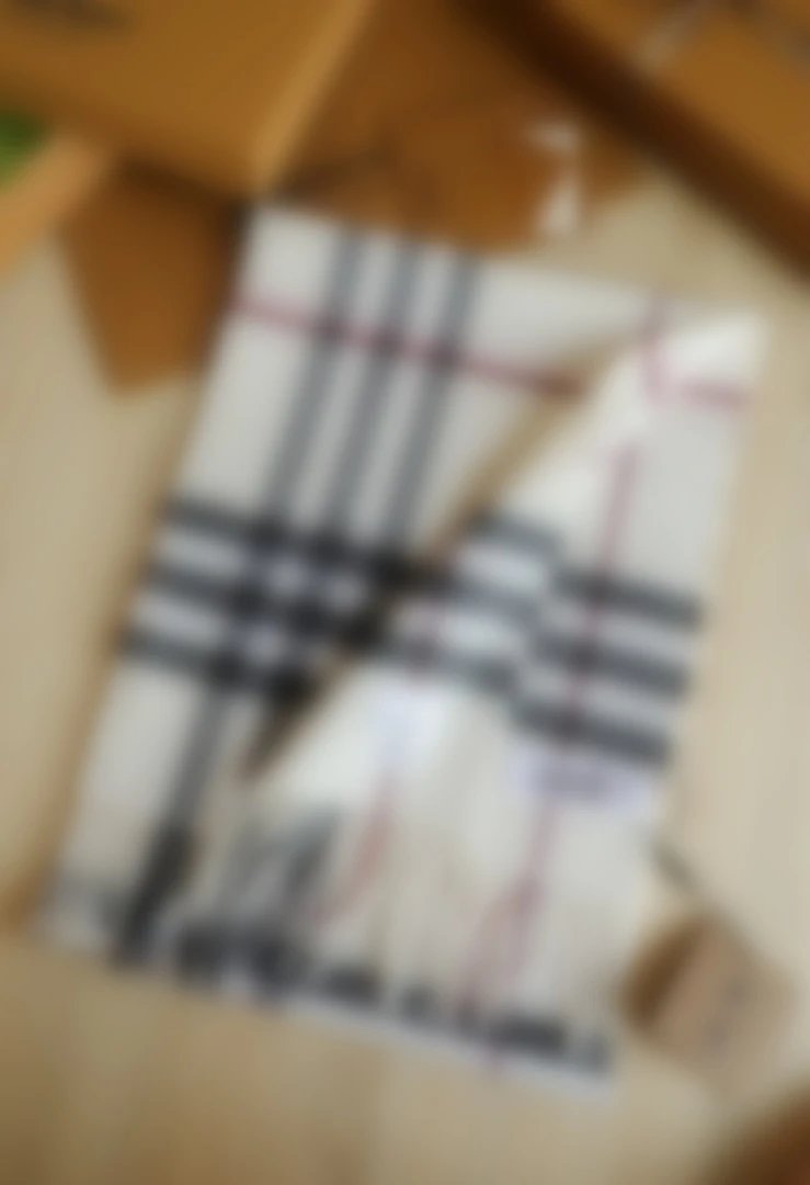Burbery Cashmere White Scarf