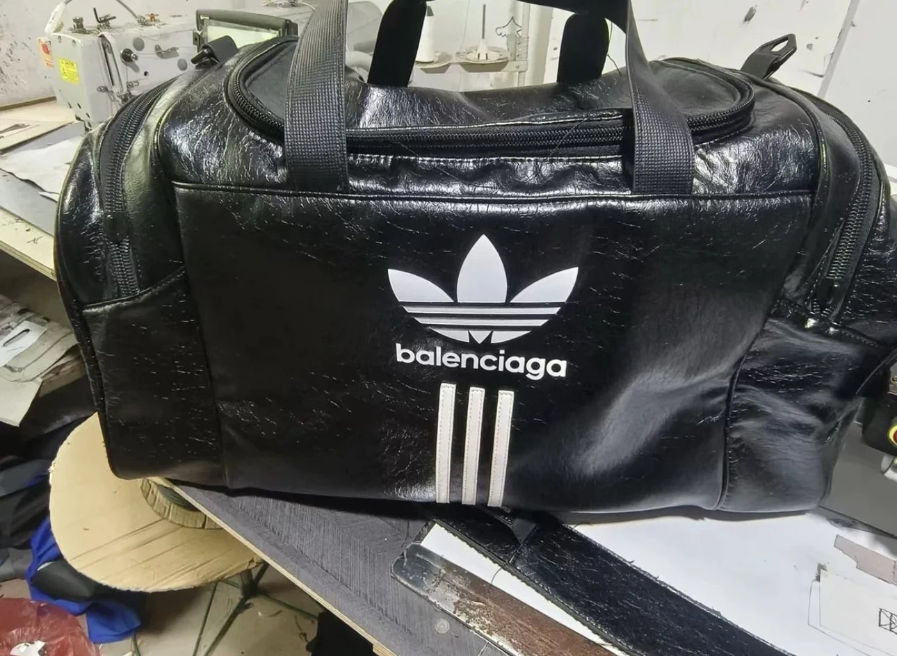 Balenci x Adidos Duffle Bag