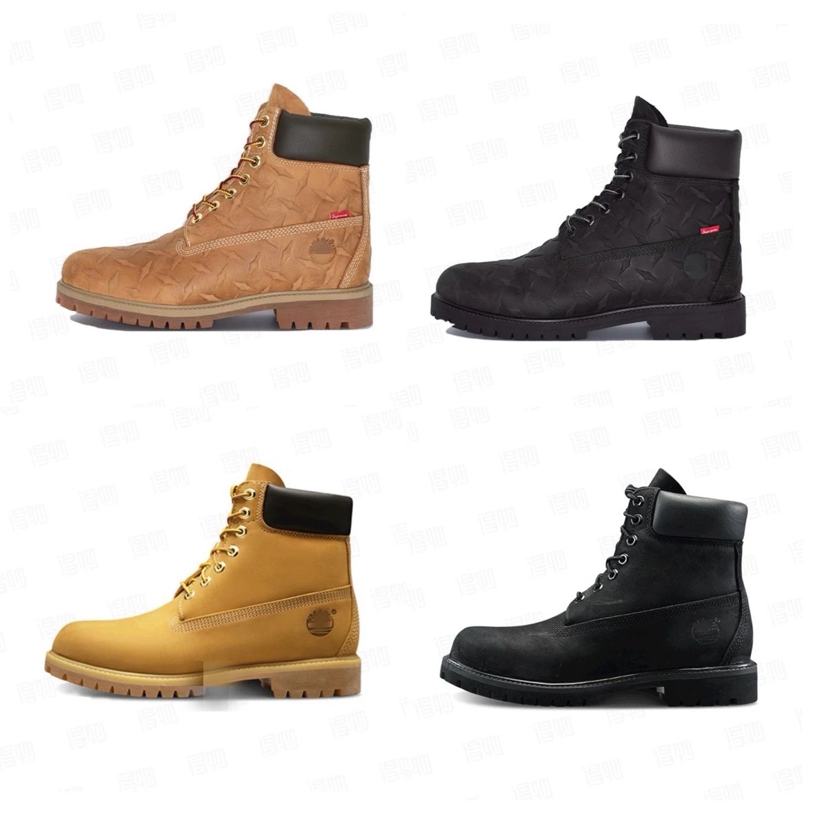 Sup x Timberlend Black Boots
