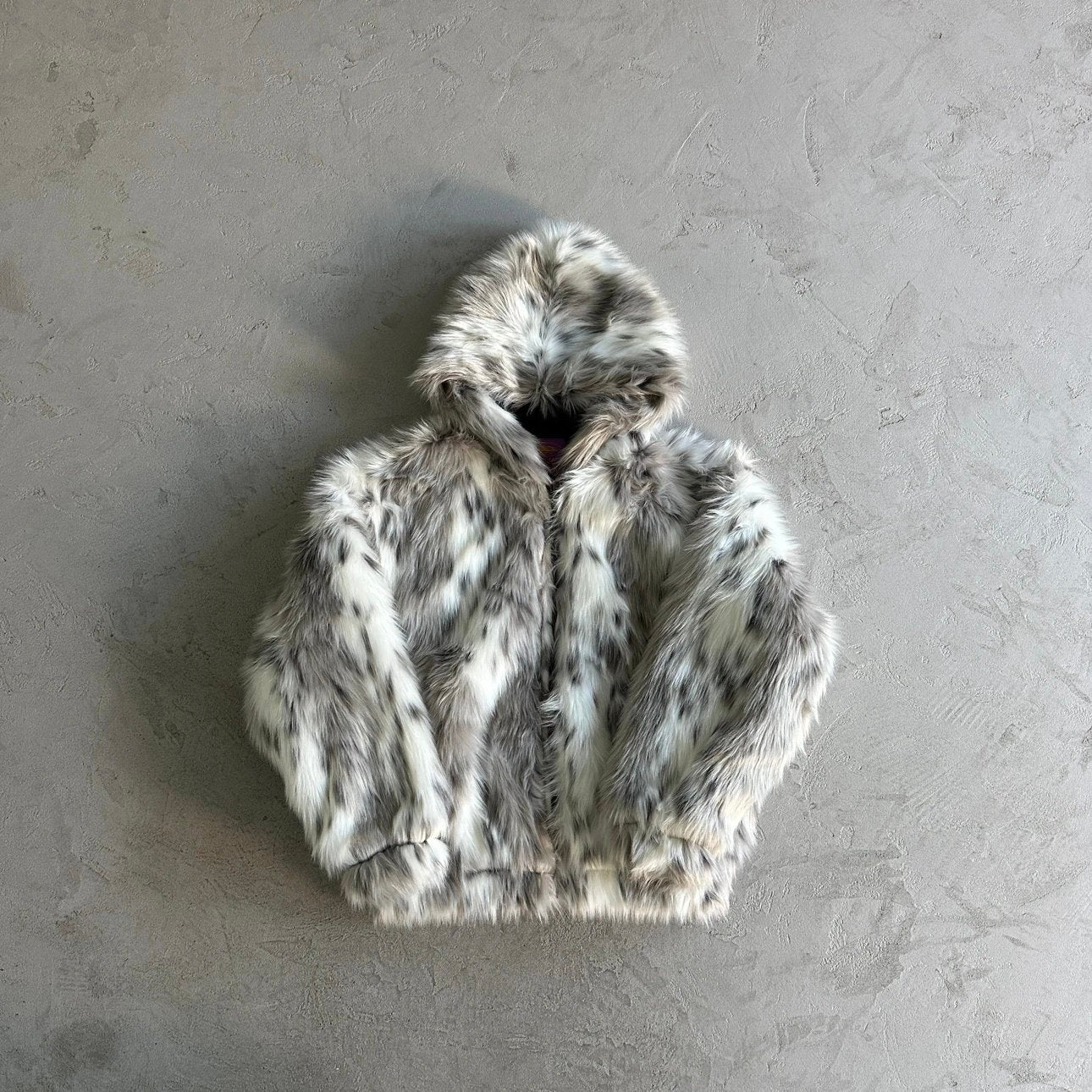 Cortiez Faux Fur Hooded Jacket