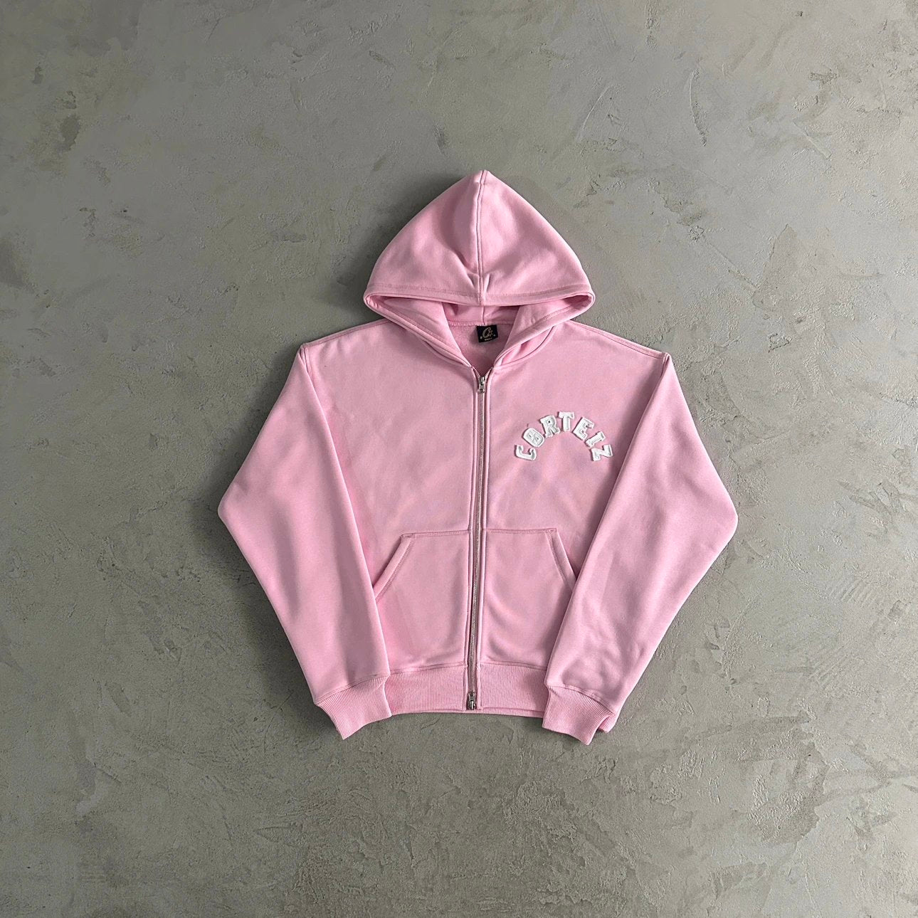 Cortiez pink zip up hoodie